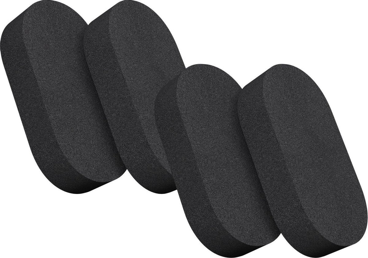 Hexagloss - Black Soft Finishing Auto Handpads Polijsten - Hand applicator