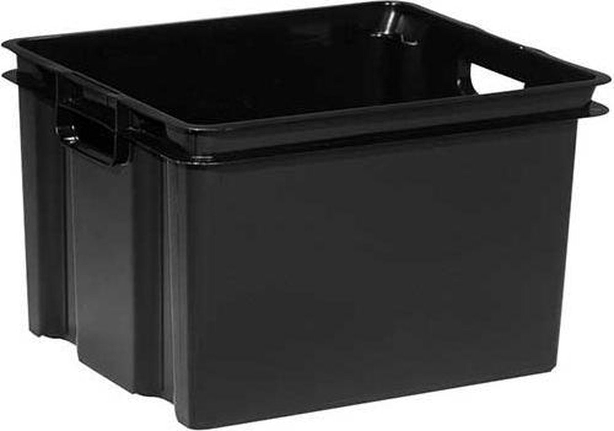 Allibert Vulcano opbergbox zwart - 30 L