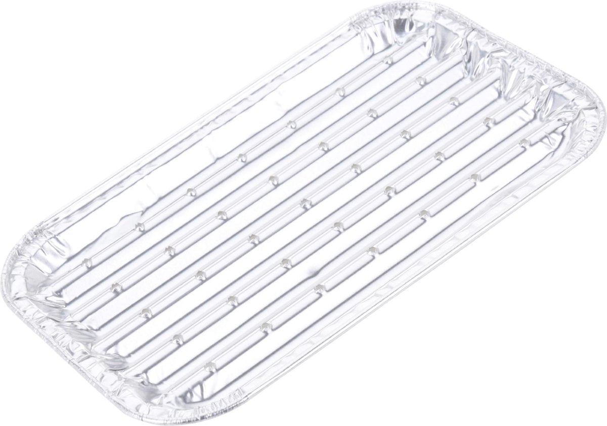 Bbq Grillschalenset Aluminium 5 Stuks Zilver