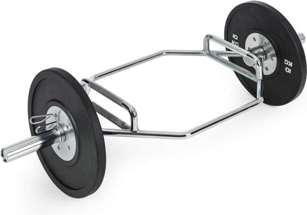 Beastbar Hex-Bar halterstang deadliftbar tricepsbar verchroomd