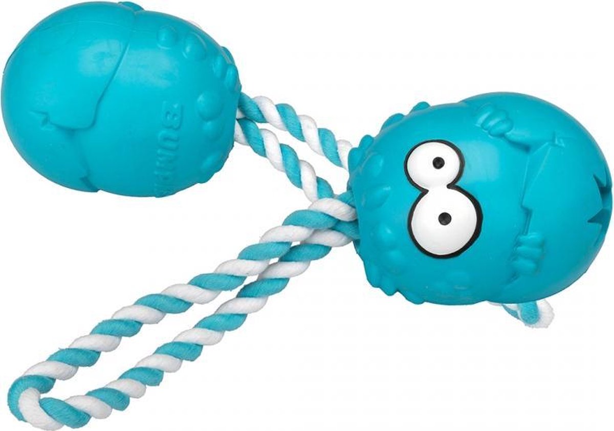 Coockoo Bumpies met touw mint caribbean Blauw M - 7-16kg
