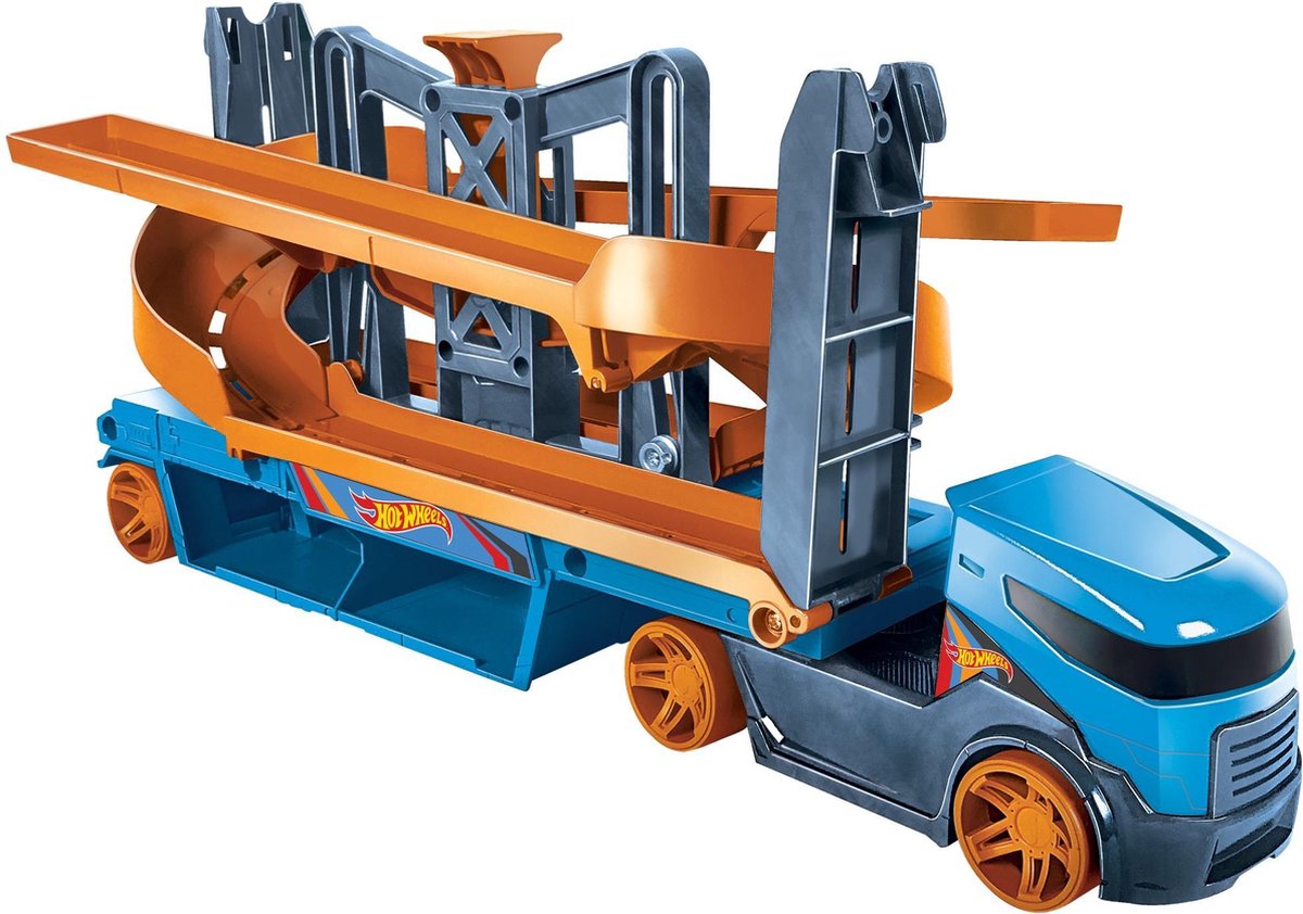 Hot Wheels Lift & Launch Hauler - Speelset