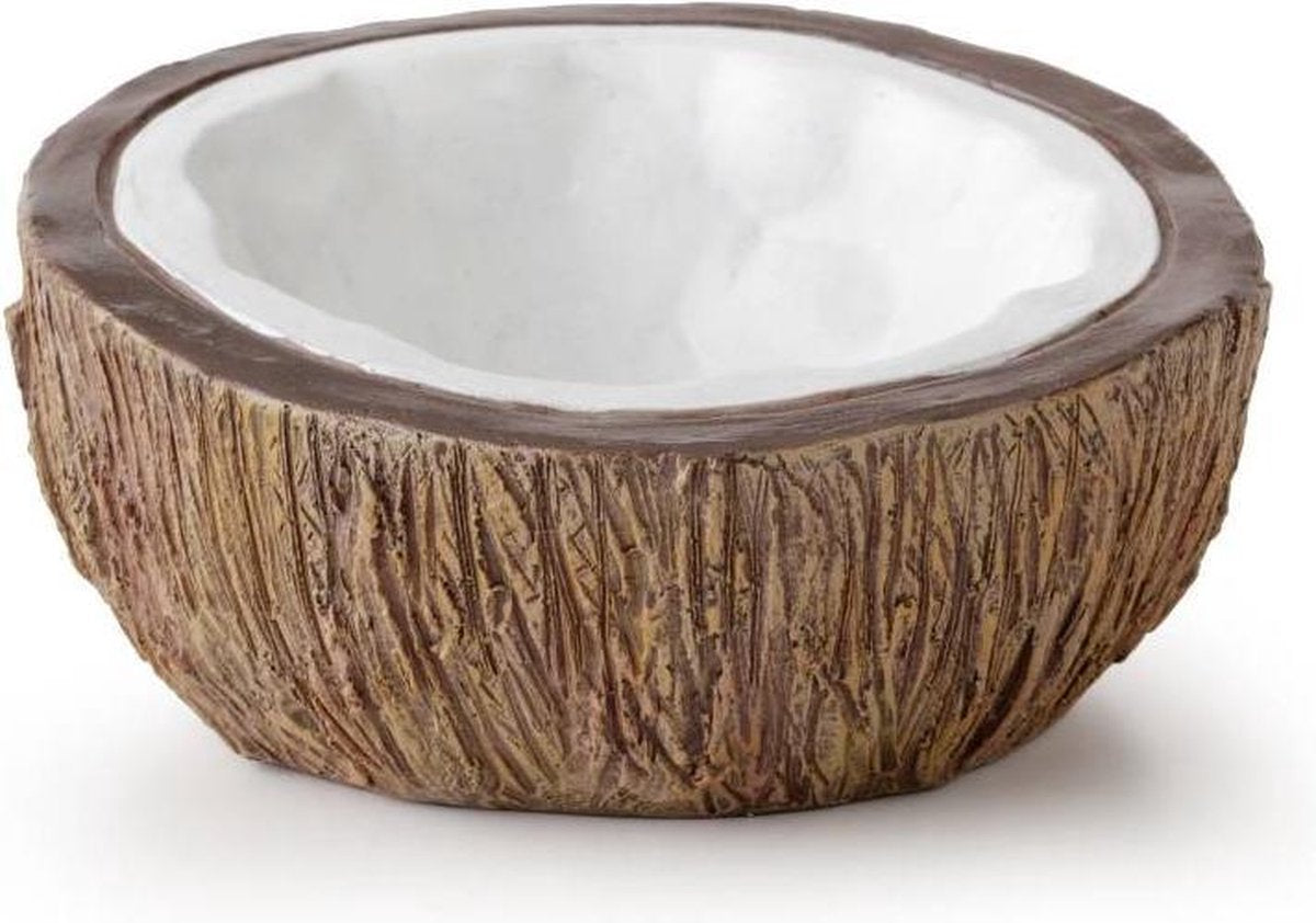 Ex tiki kokosnoot waterschaal