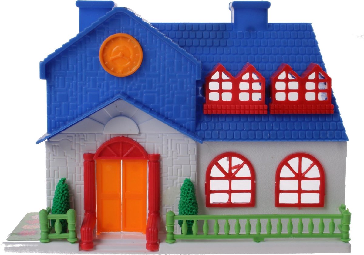 Jonotoys Speelhuis Dream House Meisjes 16.5 Cm Donkerblauw