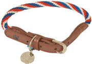 Lief! halsband voor hond unisex blauw / rood 50x1 cm
