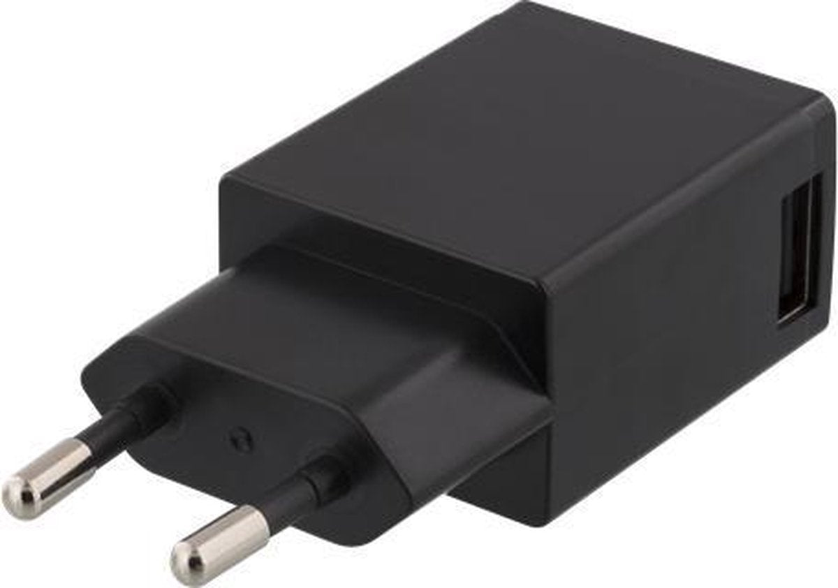 Deltaco USB-AC83 oplader voor mobiele apparatuur Binnen Zwart