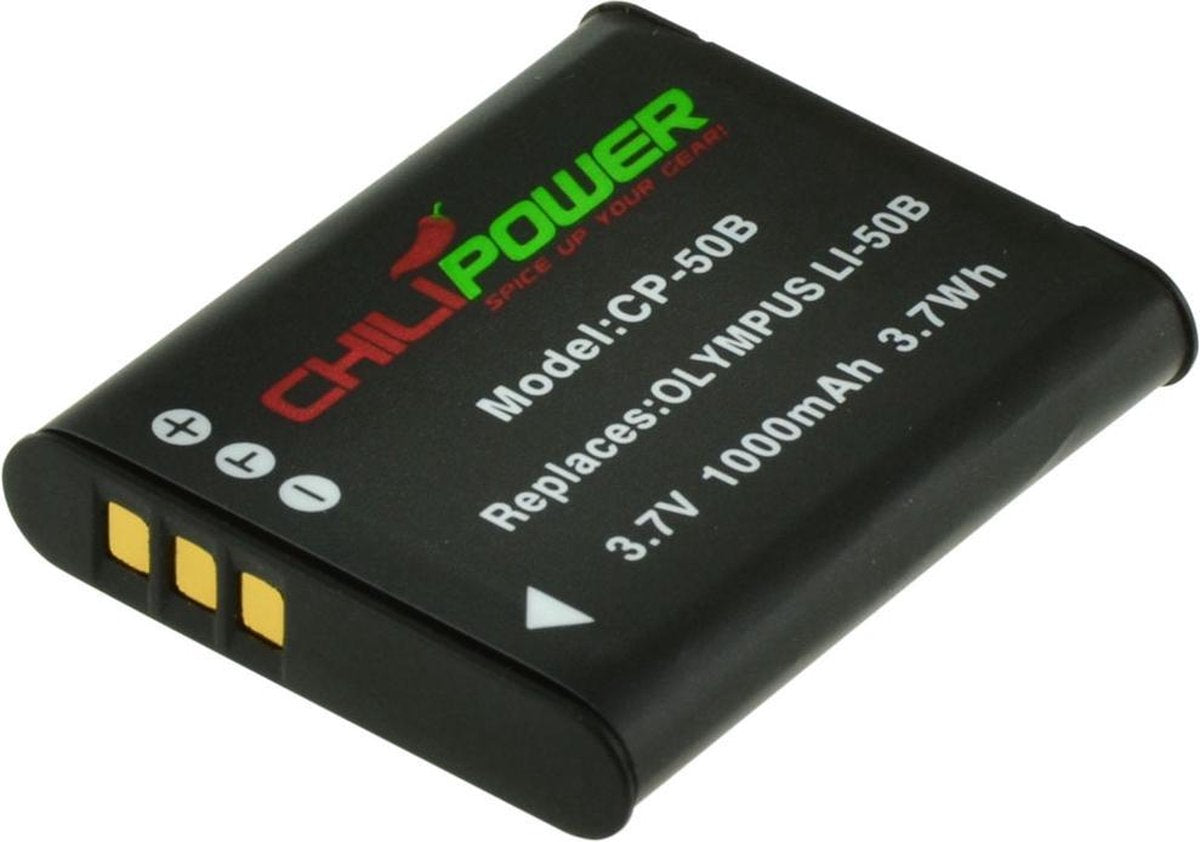 ChiliPower camera accu Olympus Li-50B