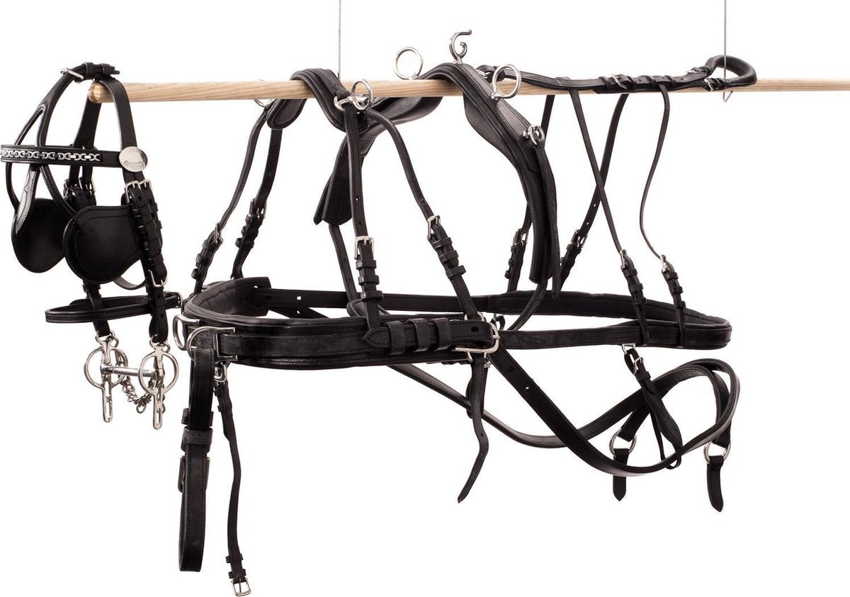 Ideal Luxe Marathon Tweespan Tuig Zwart/Zwart Mini