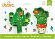 Decora Koekjes Uitsteker Set Cactussen -2st-