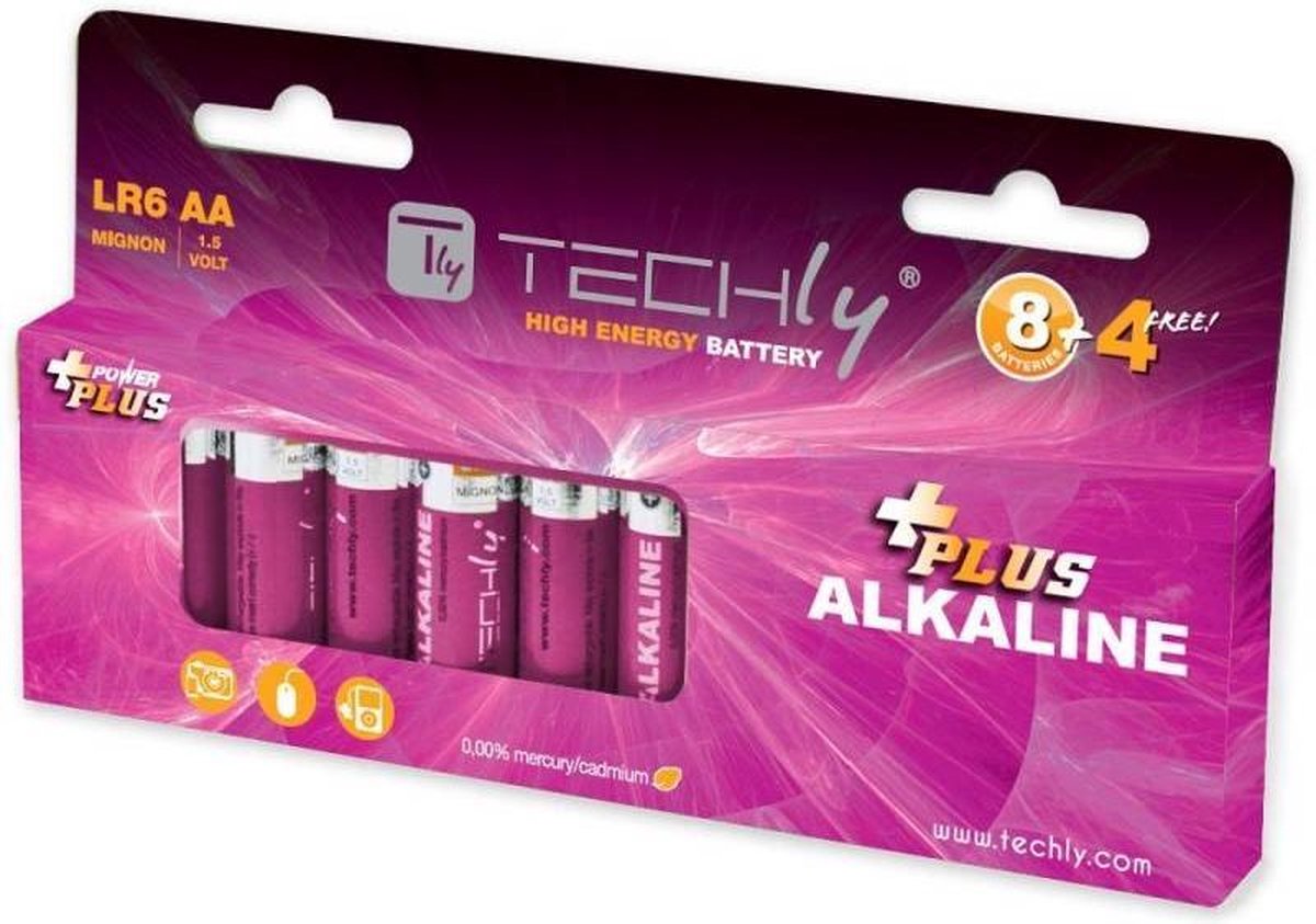 Techly IBT-KAP-LR06-B12T household battery Single-use battery AA Alkaline 1
