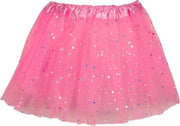 Tutu voor kinderen roze met glitters
