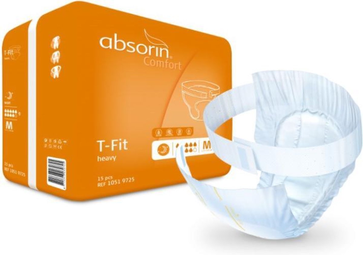 Absorin Comfort t-fit heavy maat m