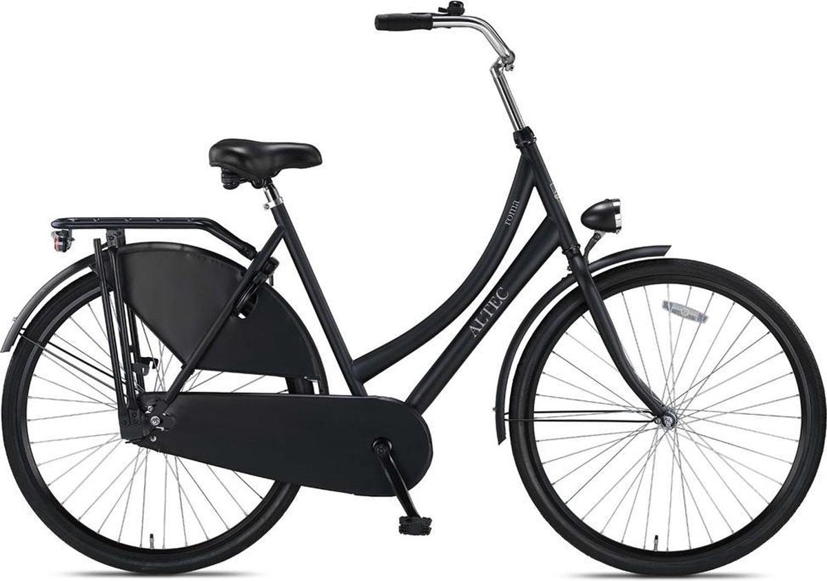 Altec Roma 28 inch Omafiets Mat Zwart 53cm Nieuw