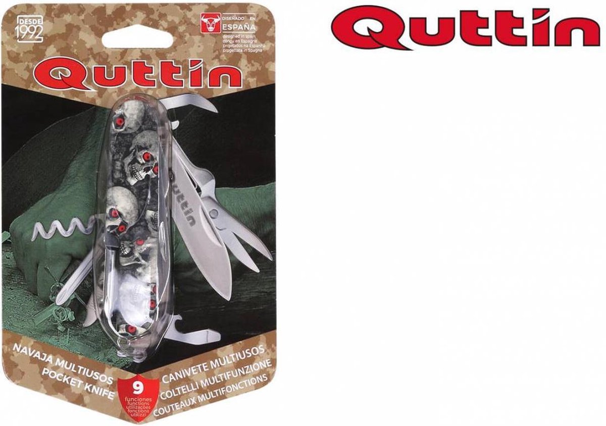 Quttin Zakmes - 9 functies - met print