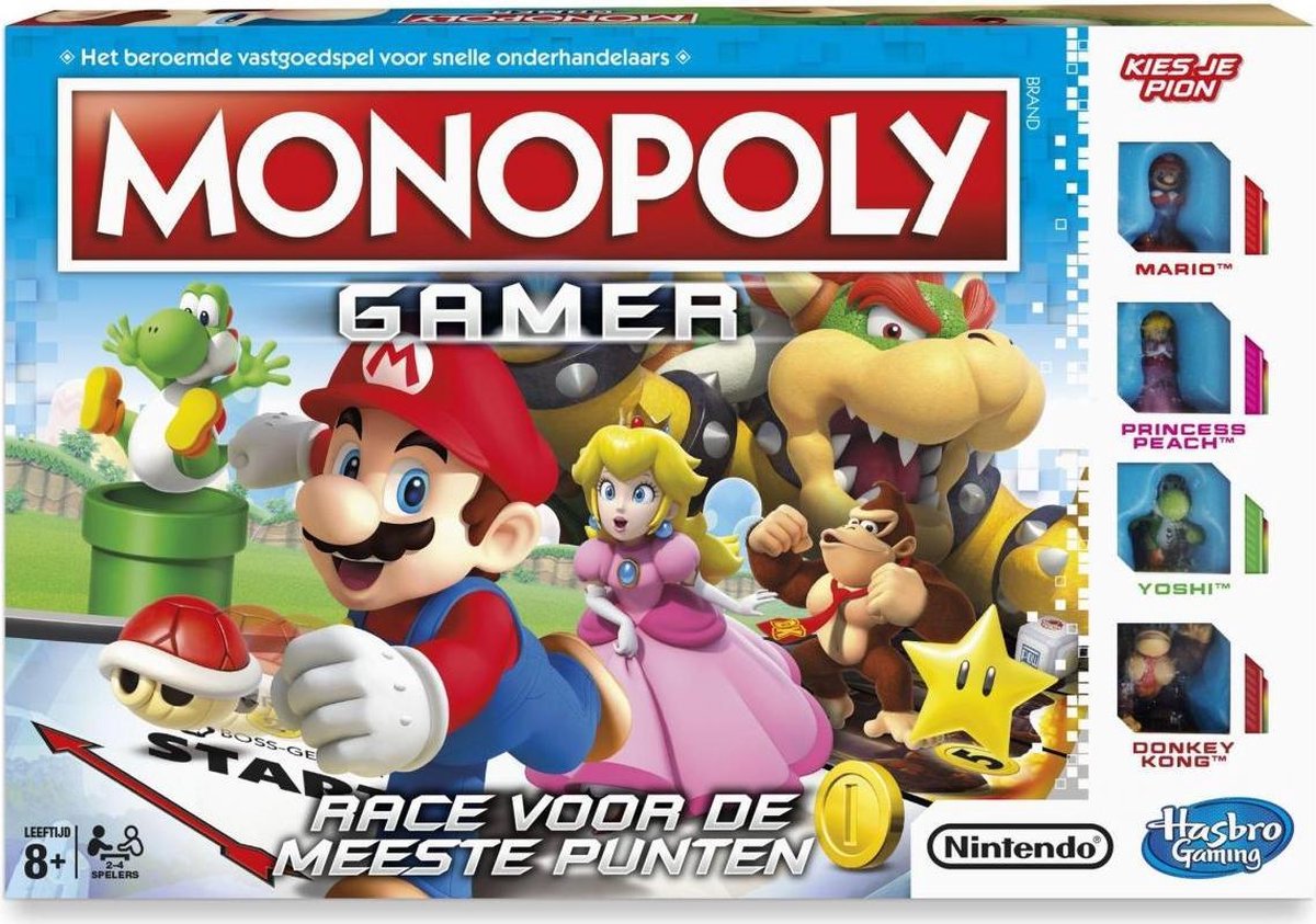 Hasbro Gaming Monopoly Gamer: Super Mario