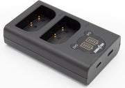 ChiliPower Panasonic DMW-BLF19E dubbellader voor 2 camera accu's (tegelijk)