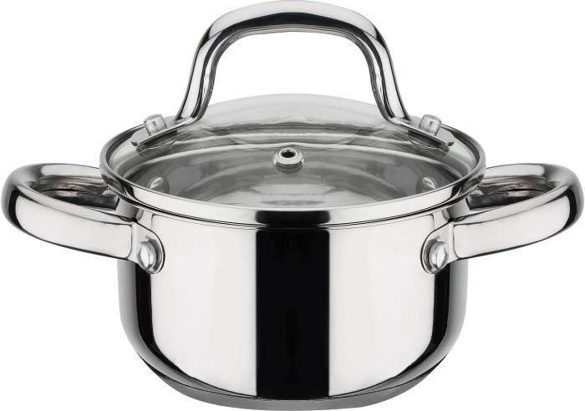 GSW Montreal - Mini roestvrijstalen pot - 14 cm - 1