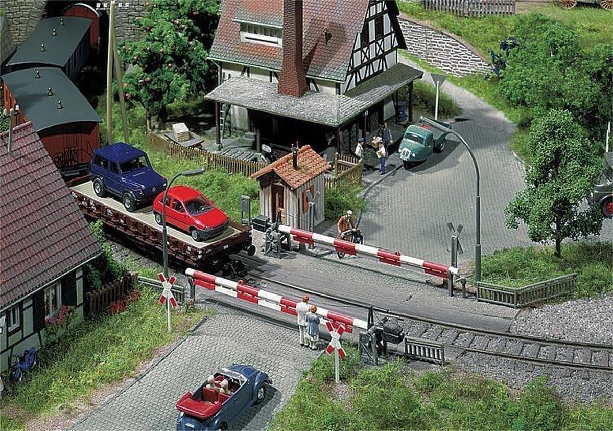 Faller Bewaakte Overweg Modelbouwdecoratie