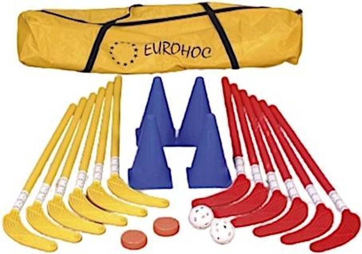 Reydon Hockeyset Junior 75 Cm Rood/geel/blauw 20-delig