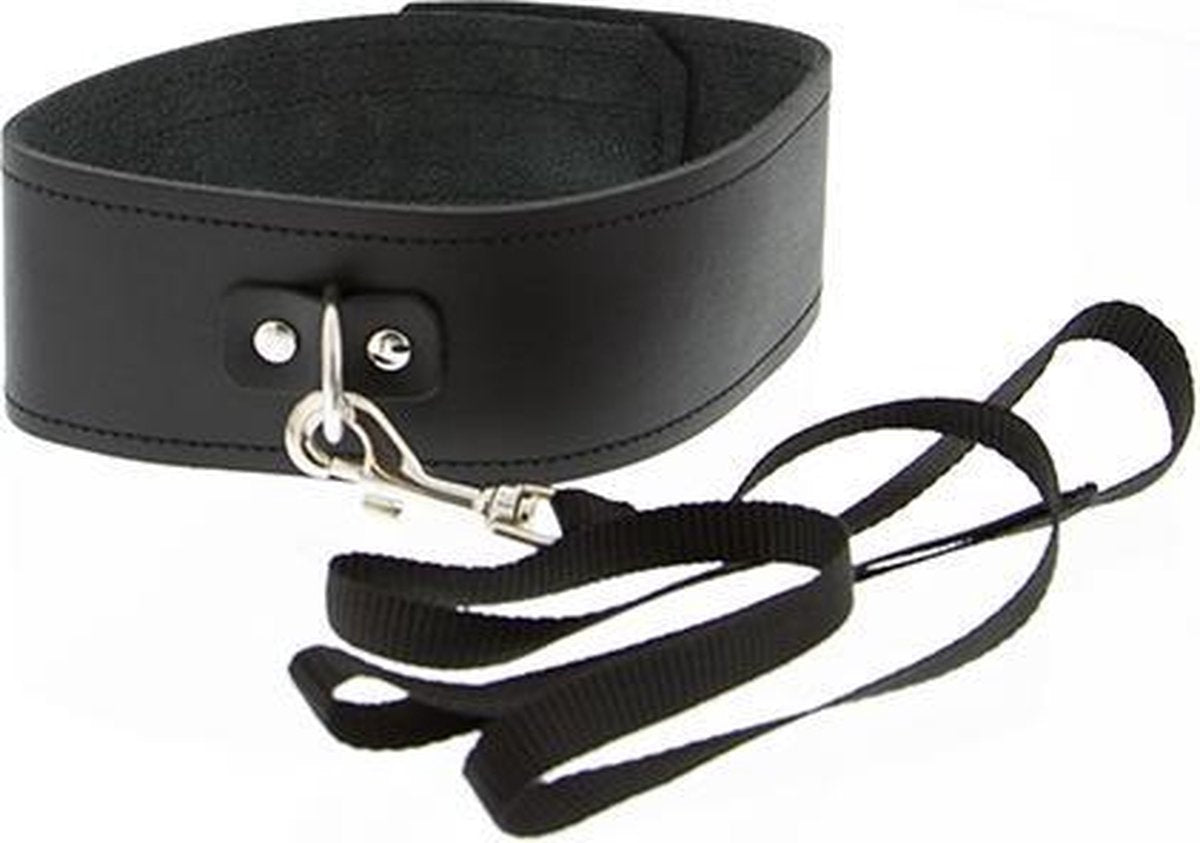 GP COLLAR AND LEASH BLACK