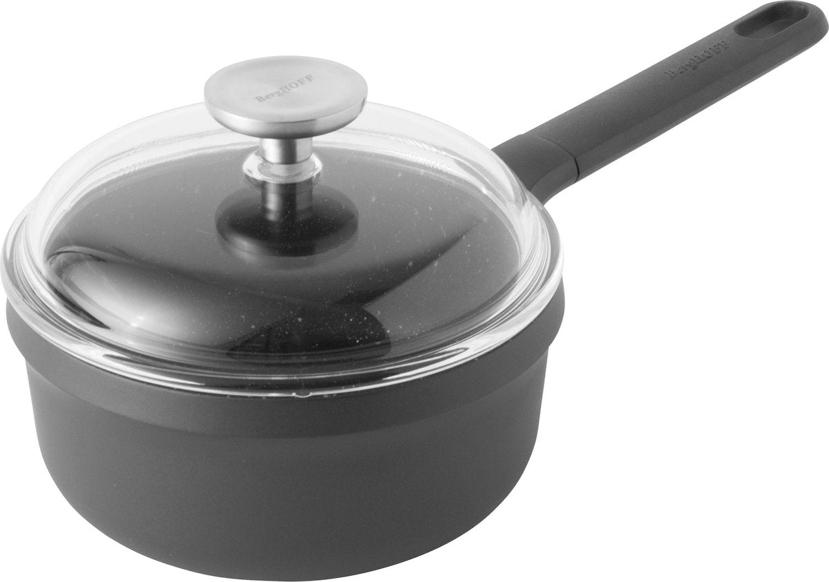 Sauspan 18 cm incl. glazen deksel - Aluminium - BergHOFF | Gem