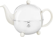 Bredemeijer Cosy Theepot - 0.9 l - RVS - Wit