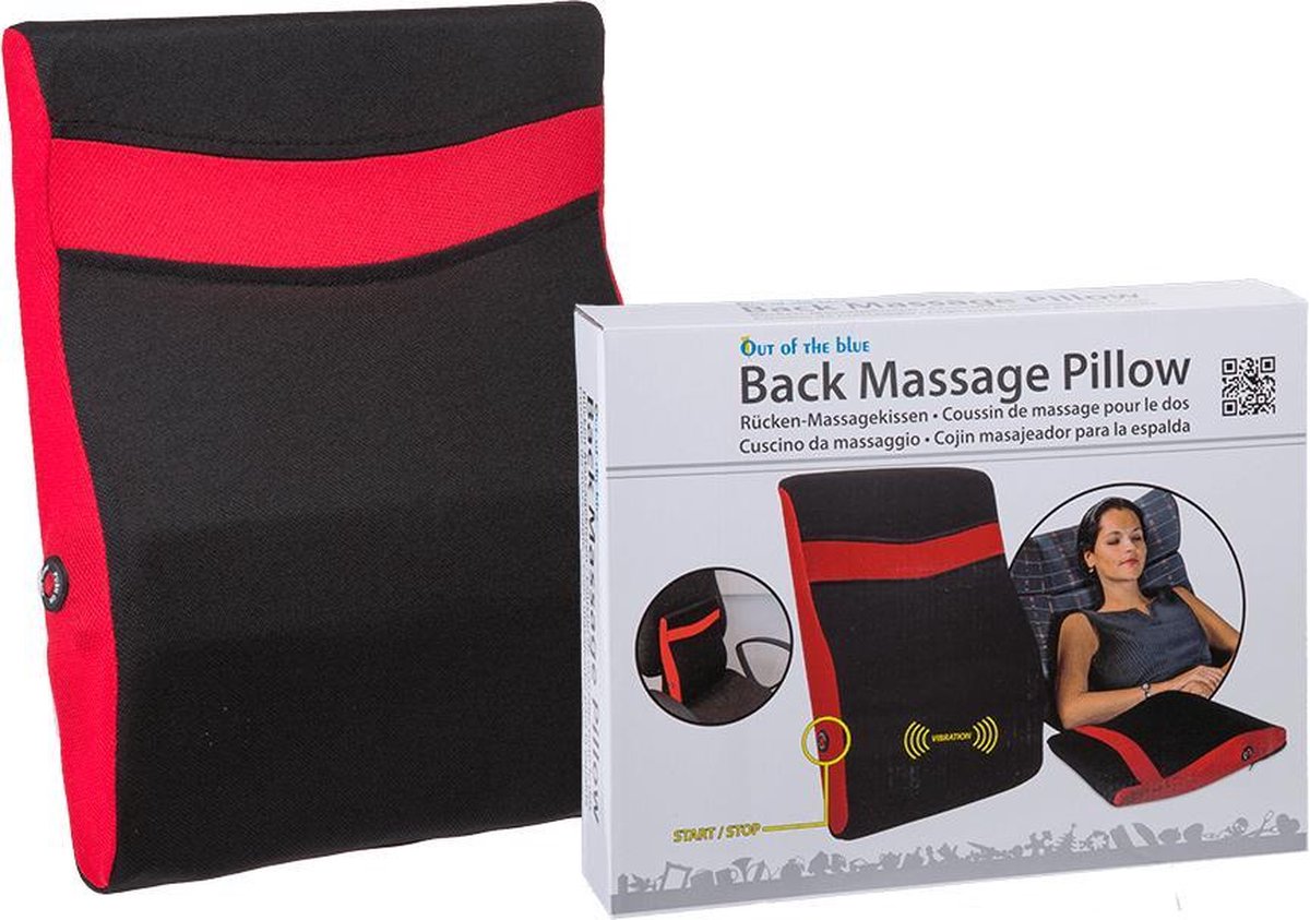 Rug massage kussen 38x30 cm excl bat AA.