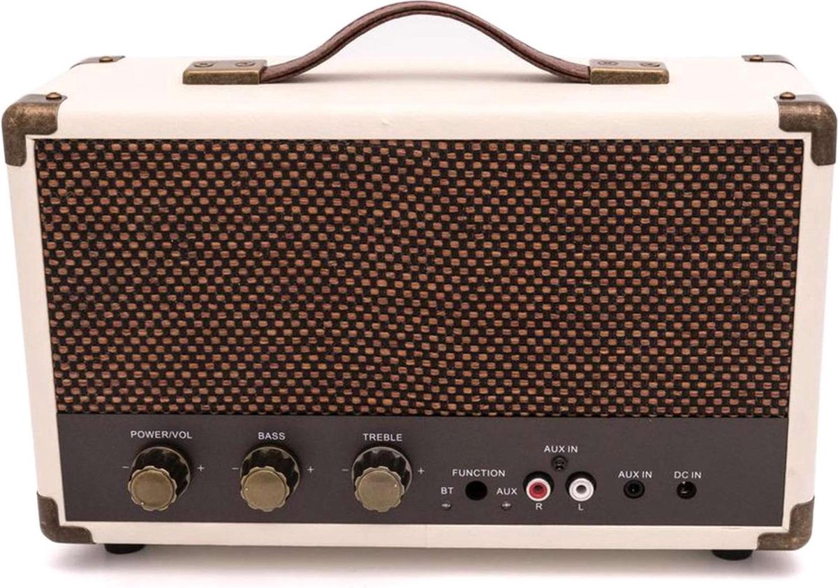 GPO Retro Speaker Retro Speaker Bleutooth - Crème