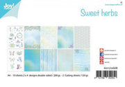 Joy! Crafts Papierset - Sweet herbs 10 vl 6011/0668 A4 - 10 vel - 120gr / 200gr