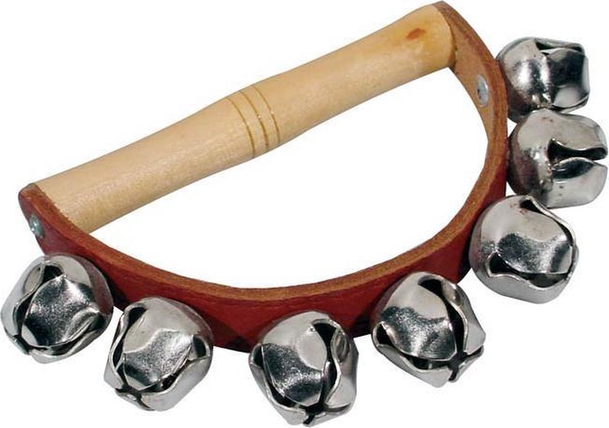 Bellenkrans Hayman HB-37 handvat model 7 bellen 25 mm Leder