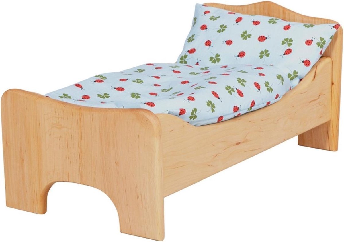 Glückskäfer Houten Poppenbed Erle (zonder Beddengoed)