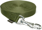 Mystique Nylon Tracking Leash Khaki 20mm - 10m