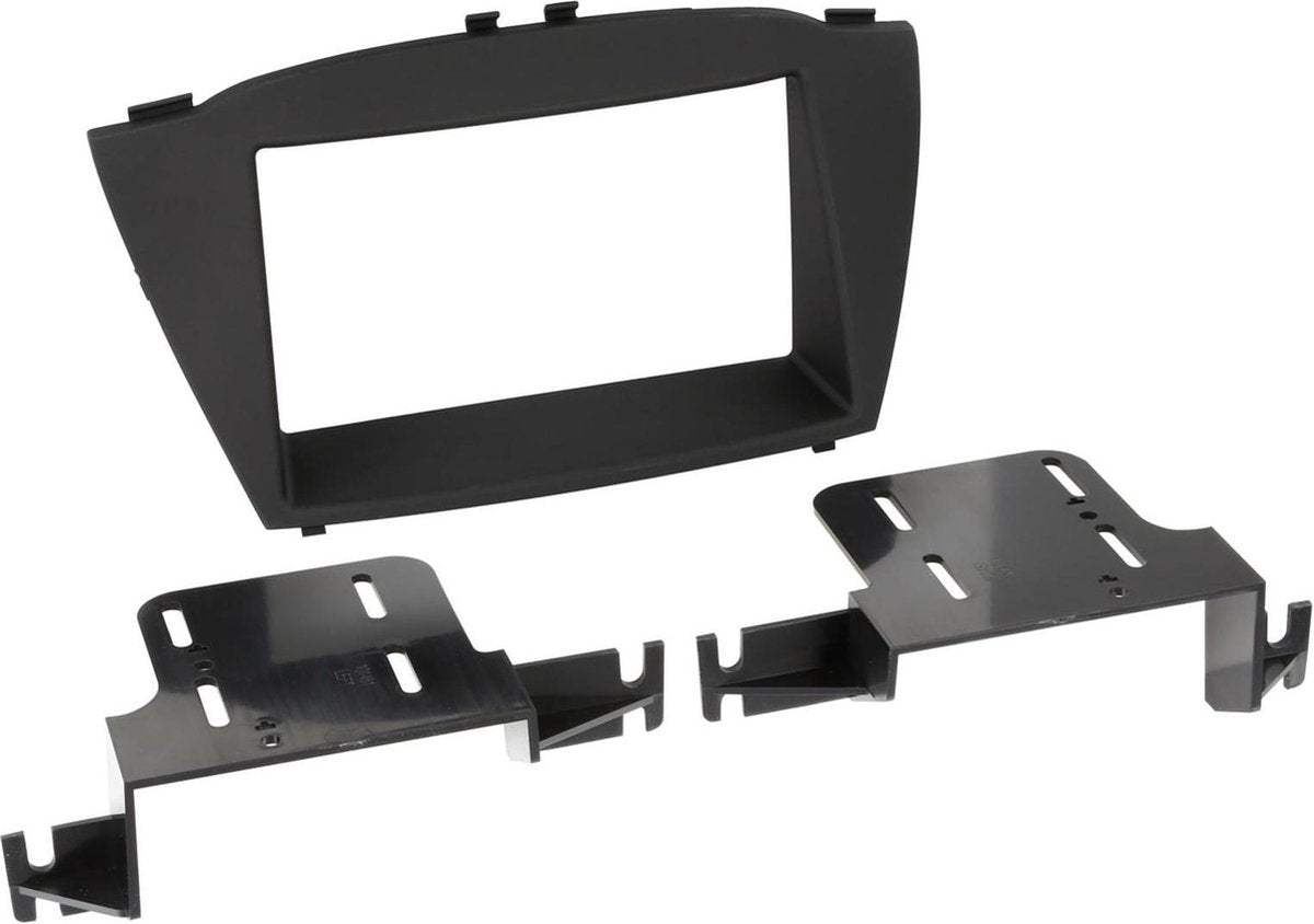 2-DIN Paneel Hyundai ix35 2013-2019 Kleur: Zwart