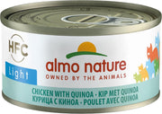 Almo Nature Hfc Cat Light Blik 70 g - Kattenvoer - Kip&Quinoa