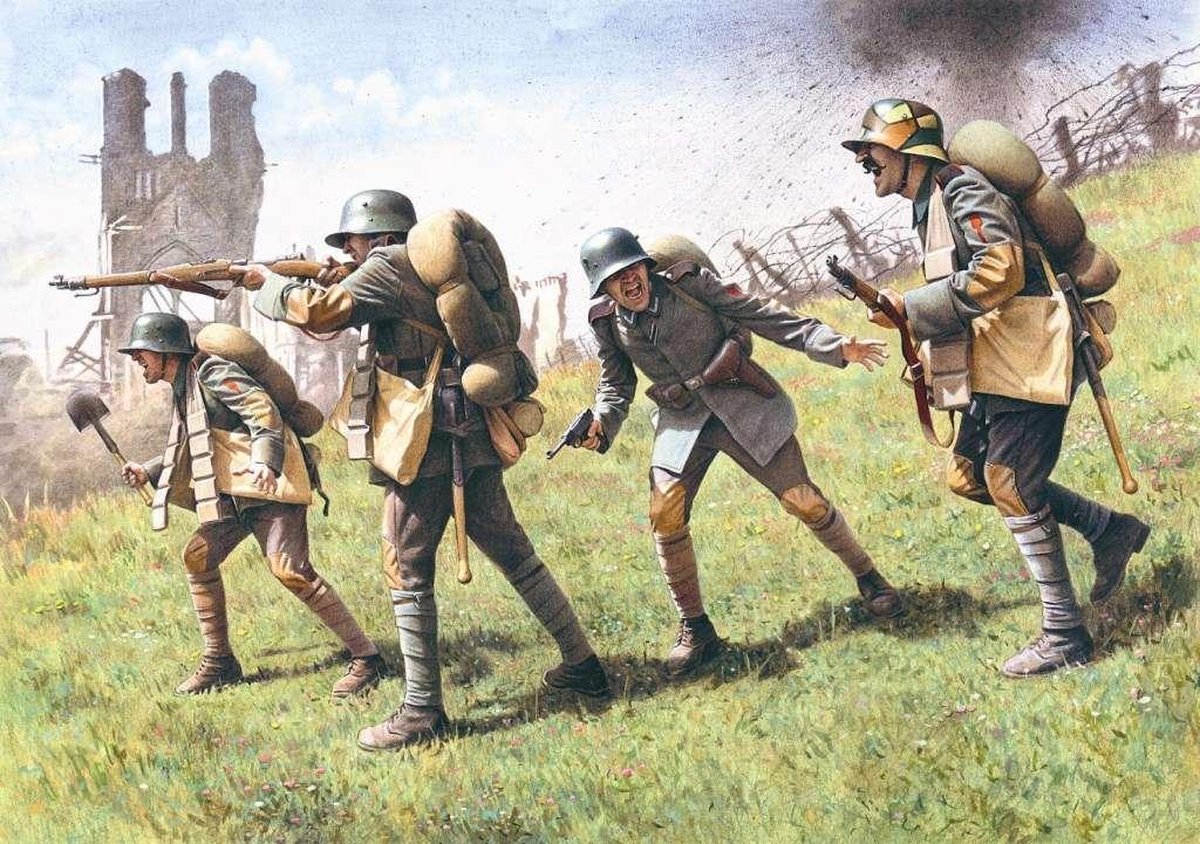 1:35 ICM 35291 German Assault Troops (1917-1918) Plastic kit
