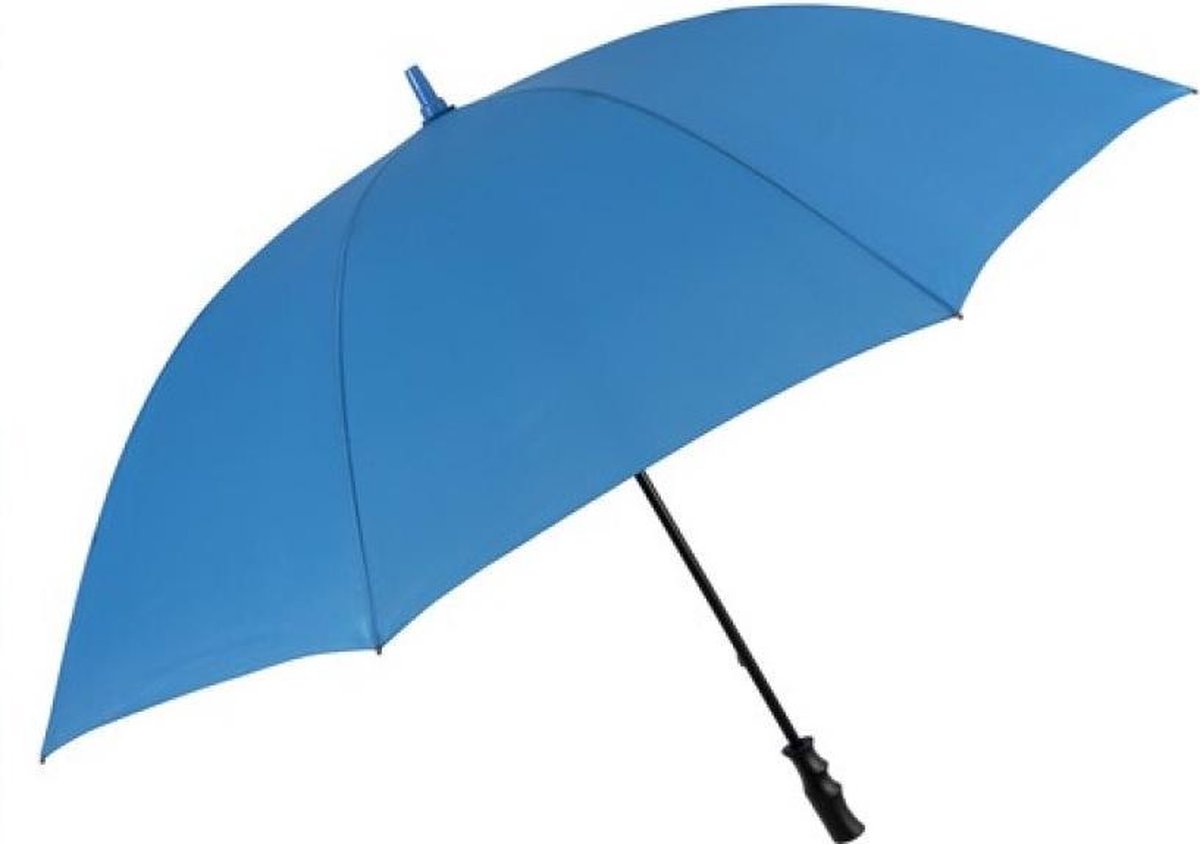 Perletti Golfparaplu Windproef 132 Cm Microvezel Blauw