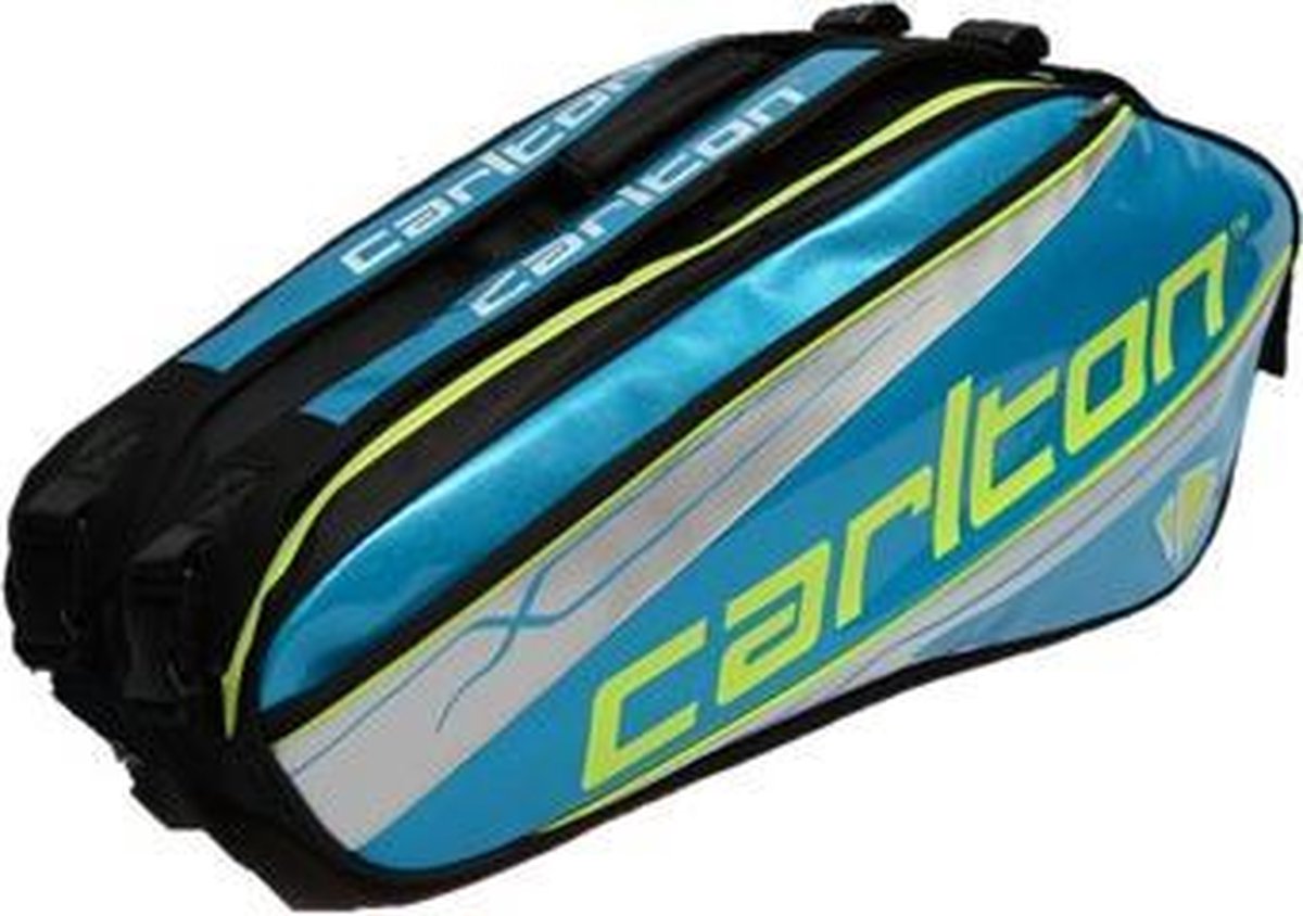 Carlton KINESIS TOUR 2 comp - Badmintontas - Blauw/zilver/zwart