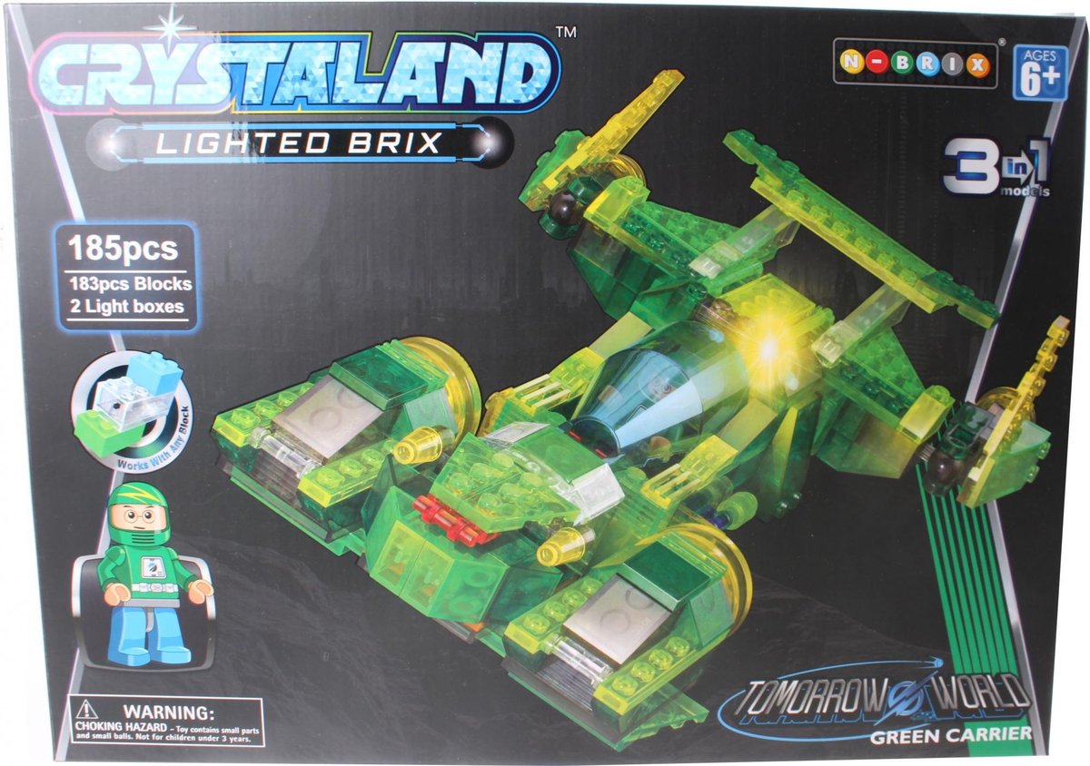 Johntoy Bouwpakket Crystaland 185-delig 99035