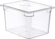 Basic Vershouddoos Gn1-2 H20cm 11.8l Pczonder Deksel 32.5x26.5cm Transparant