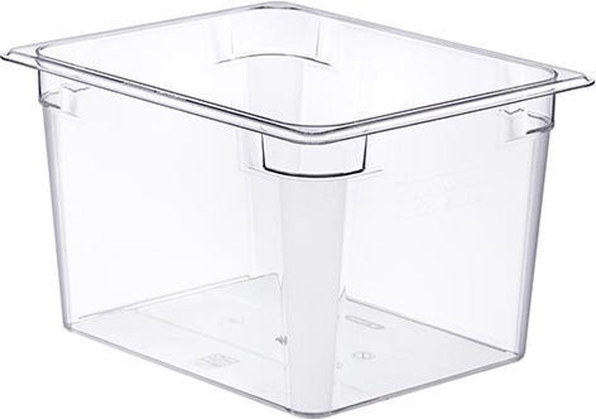 Basic Vershouddoos Gn1-2 H20cm 11.8l Pczonder Deksel 32.5x26.5cm Transparant