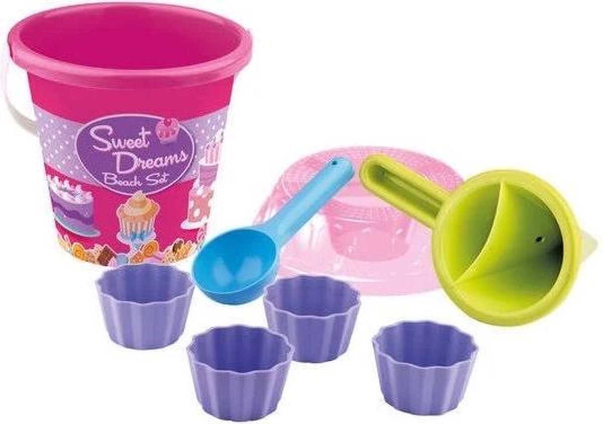 Androni Cupcake Speelset 8-delig Roze