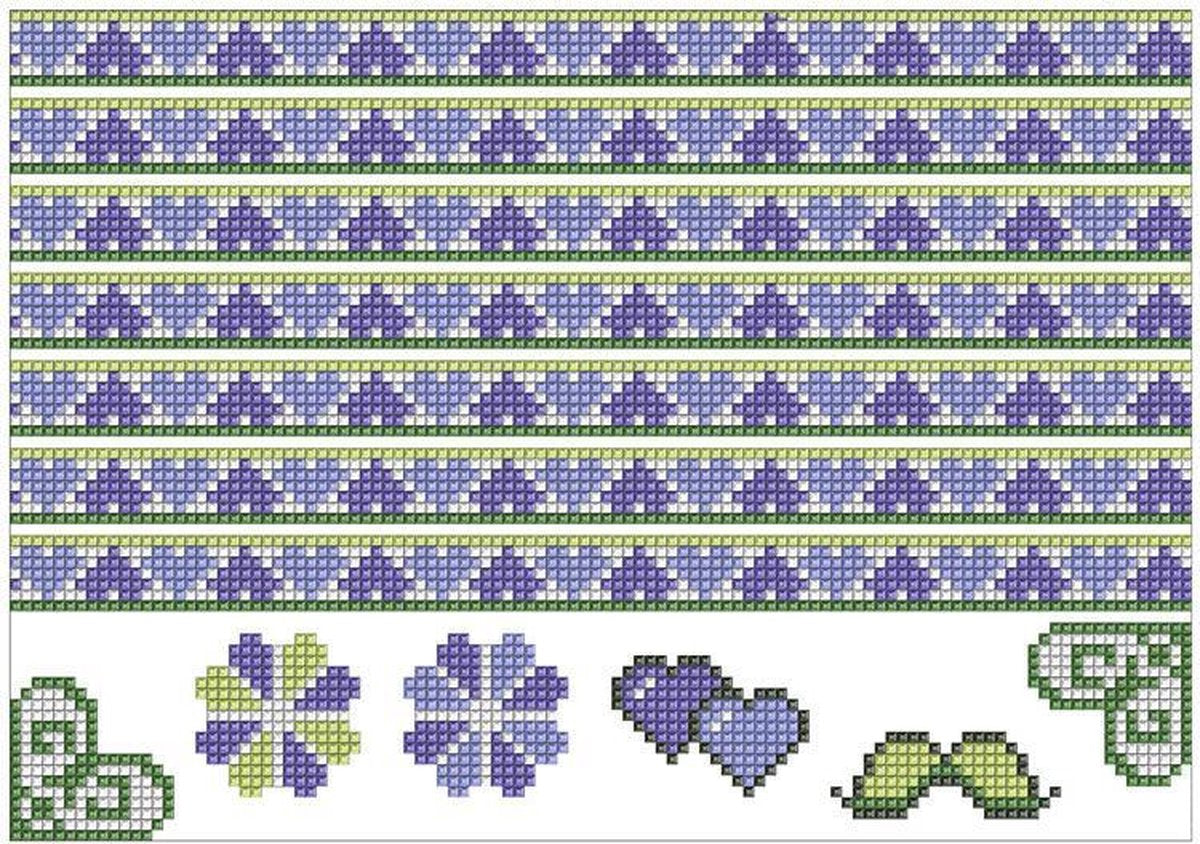 Diamond Painting Stickers- strepen- NR.5