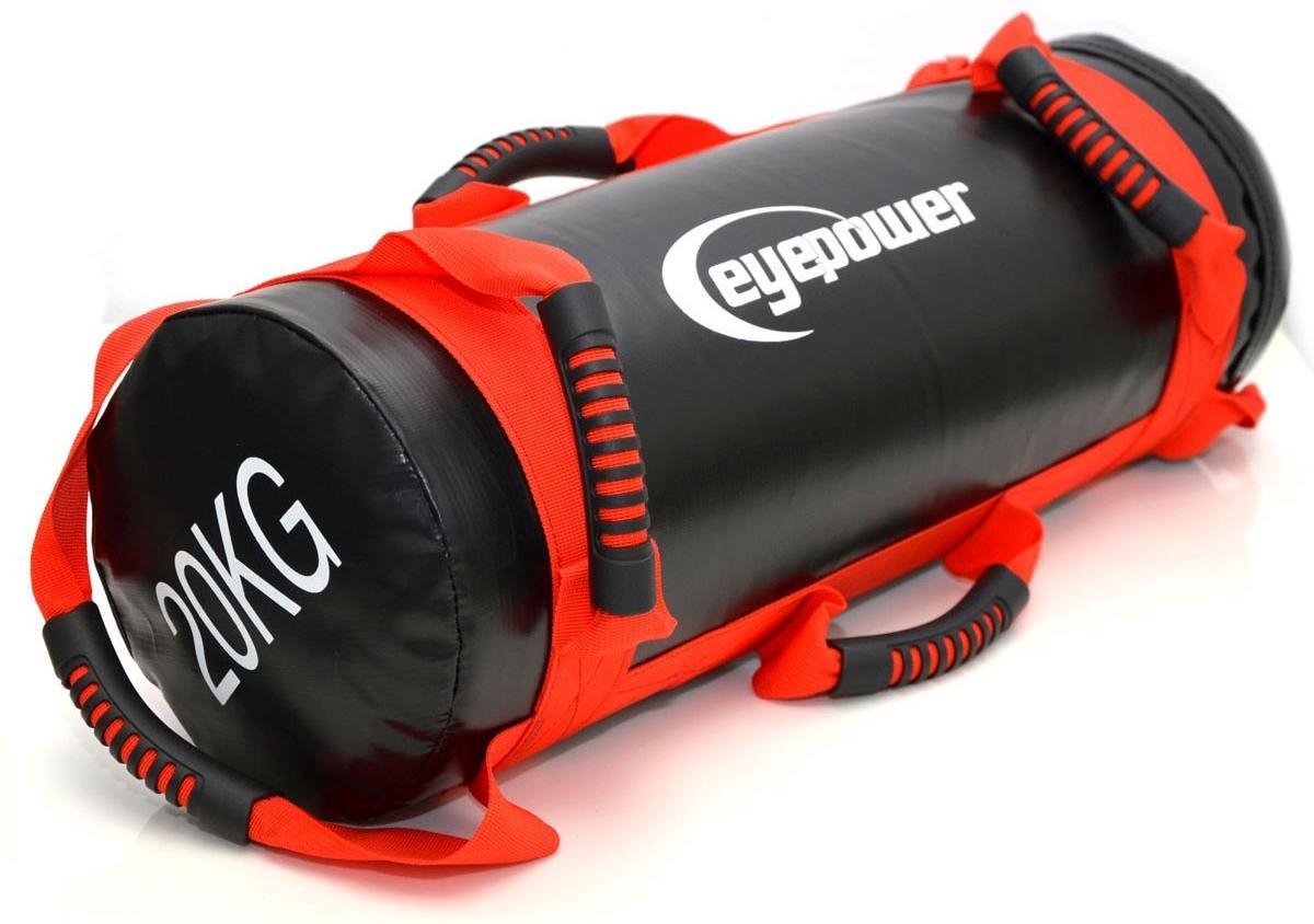 5-20 kg Power Bag 20x60 cm Zandgewicht Zandzak Kerntraining Zandzak Rood