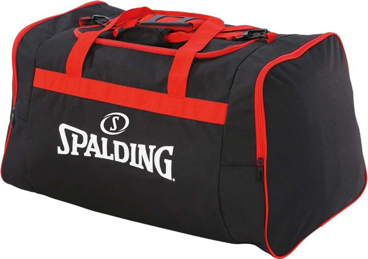 Spalding Team Bag Medium - zwart/rood - maat M