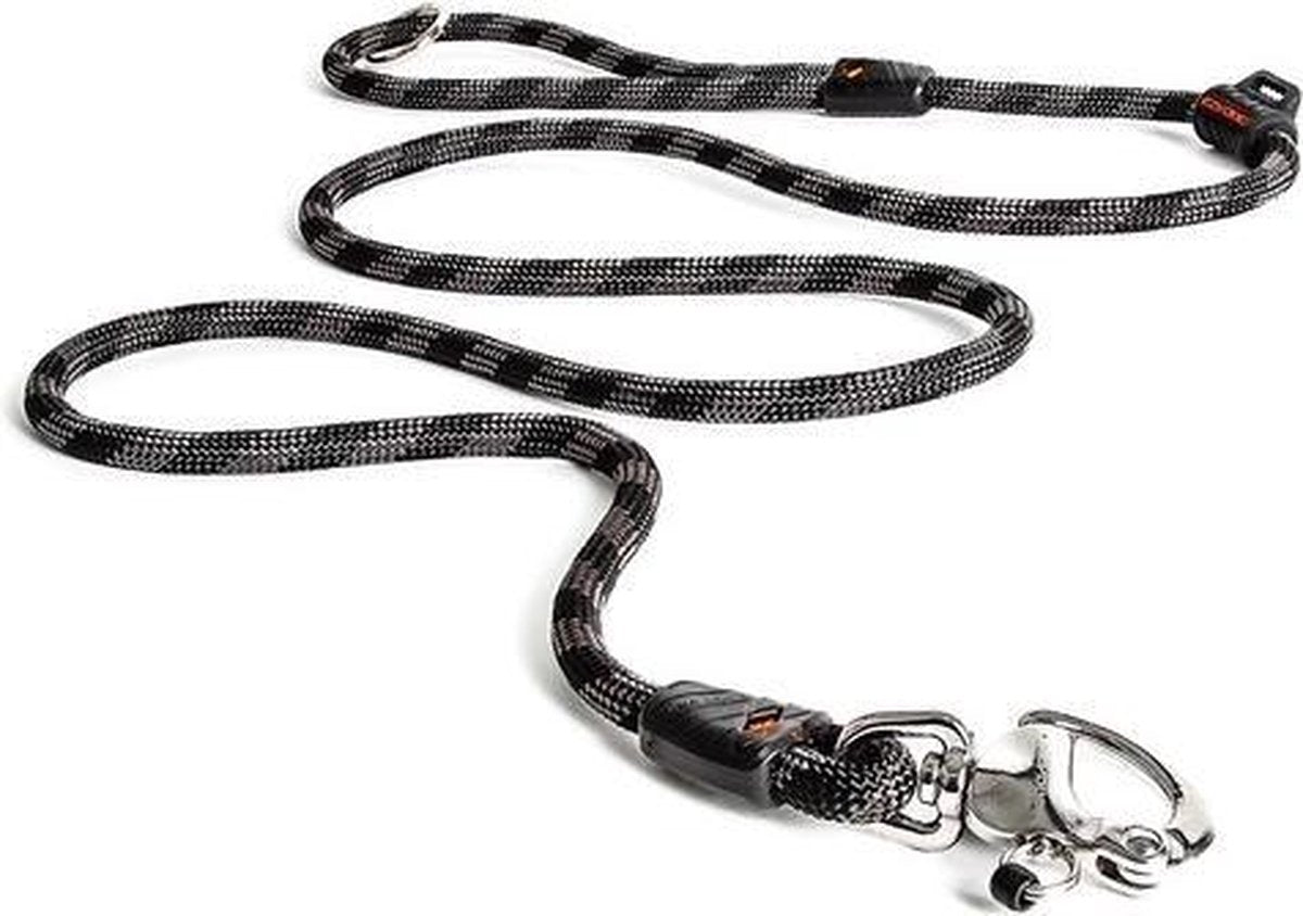 EzyDog Marine - Slipriem touw - Hondenriem - 170cm x 9mm - Zwart