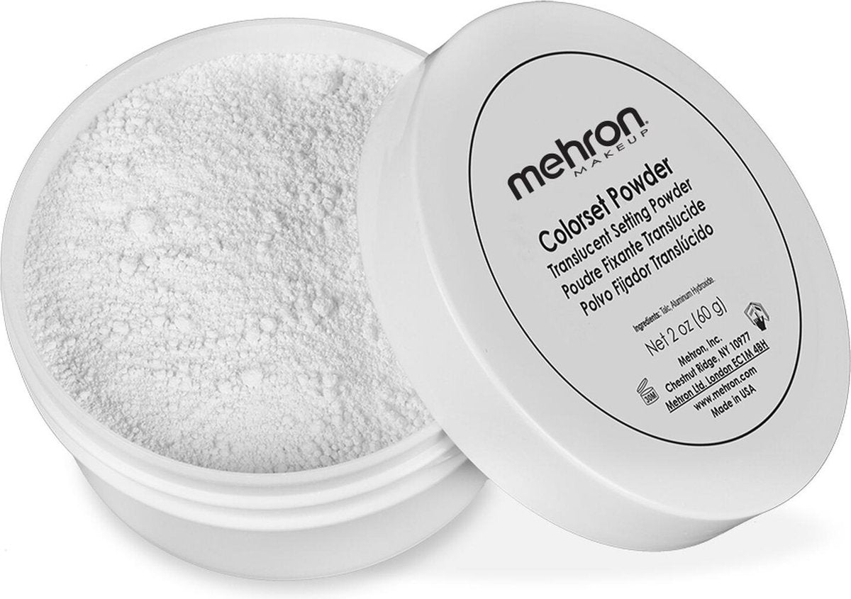 Mehron Colorset Setting Powder om grime & schmink make-up te fixeren - 60 gram