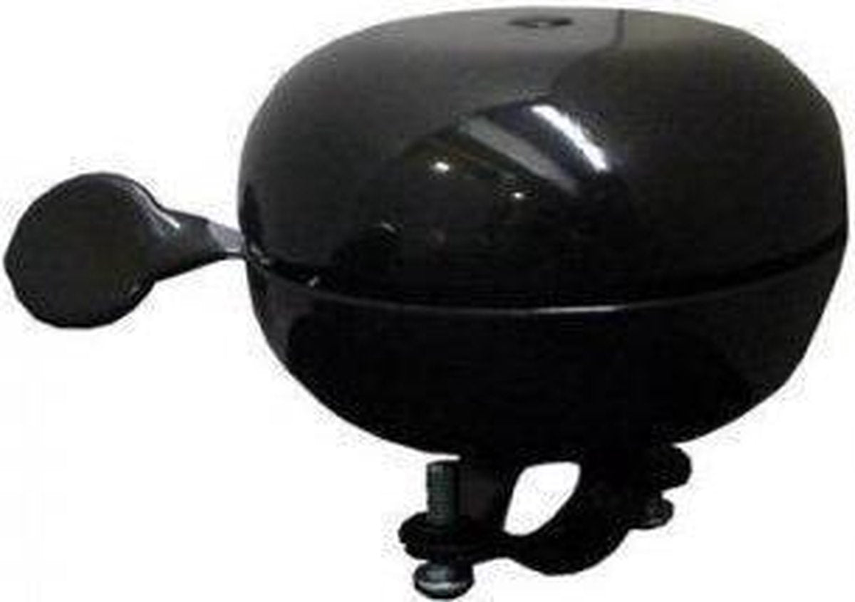 Belll Fietsbel ding dong groot 80 mm zwart