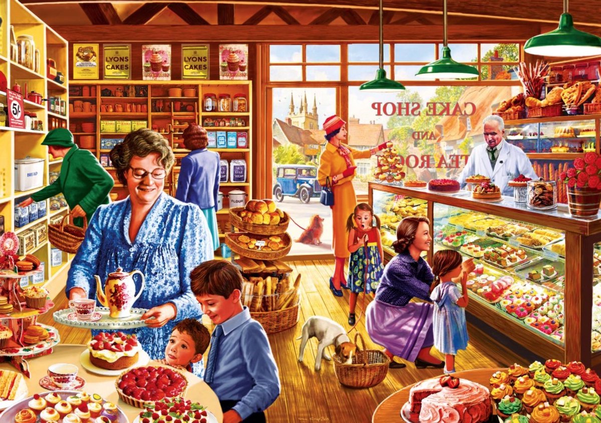 Nostalgic Cake Shop bluebird 1000