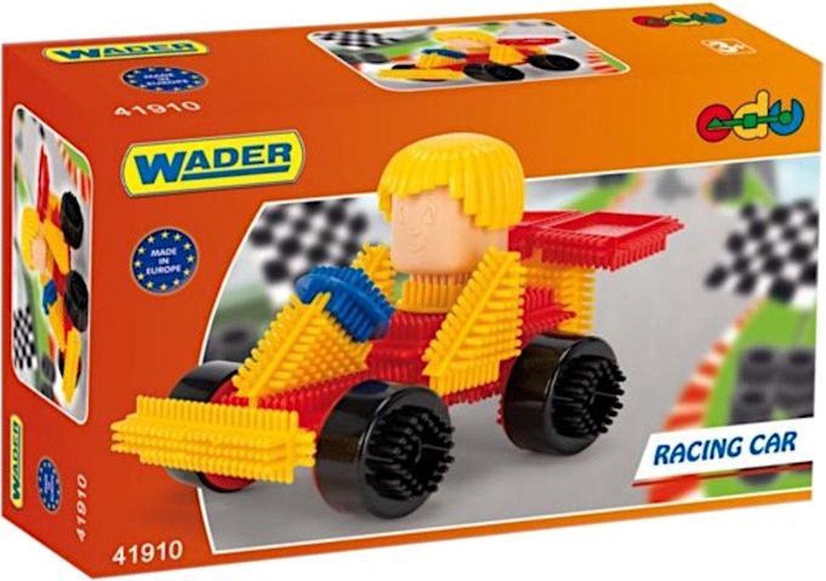 Wader Bouwblokken Needle Blocks Racing Car