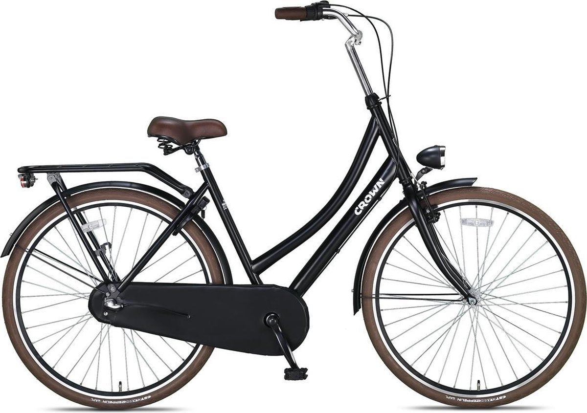 Crown Athens Omafiets 28 inch 53cm 3v Bruin